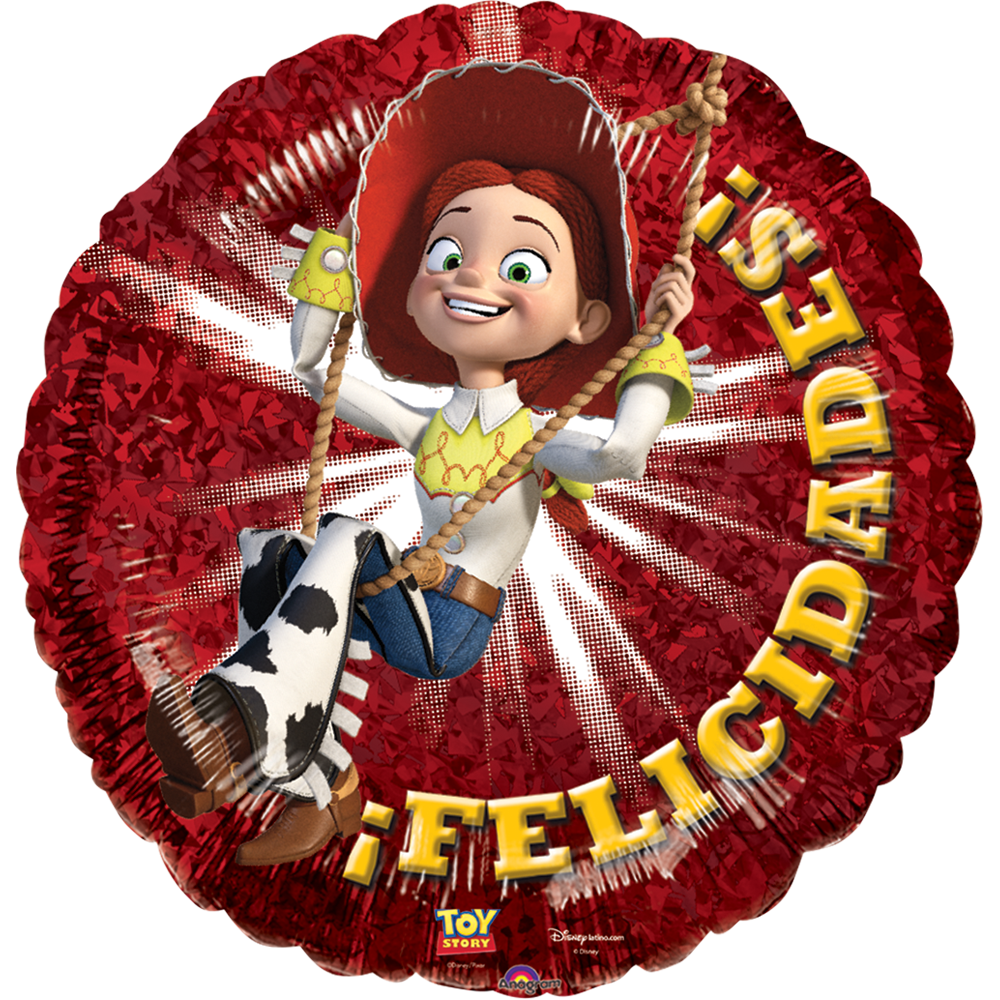 Globo Jessy Toy Story 18 pulgadas rojo
