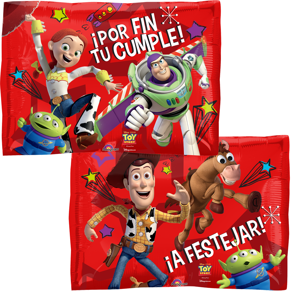 Globo Toy Story por fin tu cumple 22 pulgadas