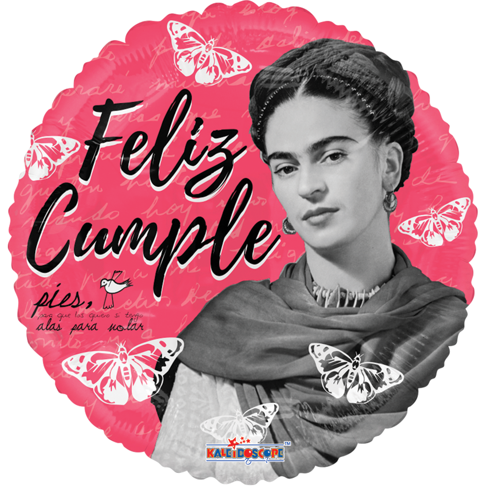 Globo Frida Kahlo 18 Pulgadas Rosa