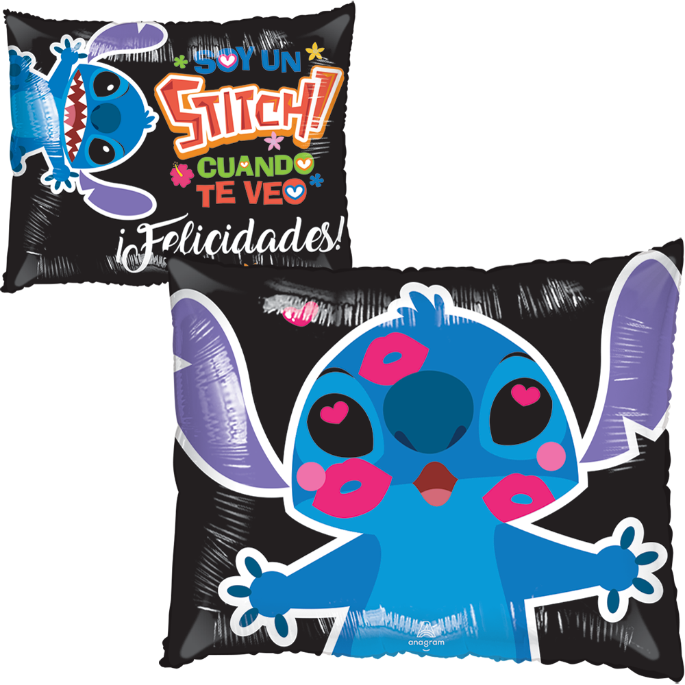 Globo Stitch 22 Pulgadas Felicidades!