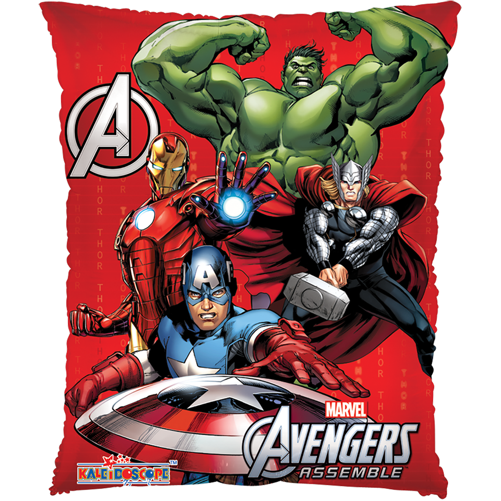 Globo Avengers 22 Pulgadas Helio Rojo