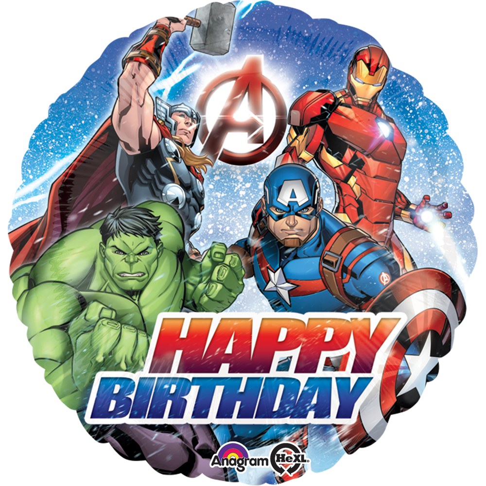 Globo Avengers 9 Pulgadas Centro de Mesa