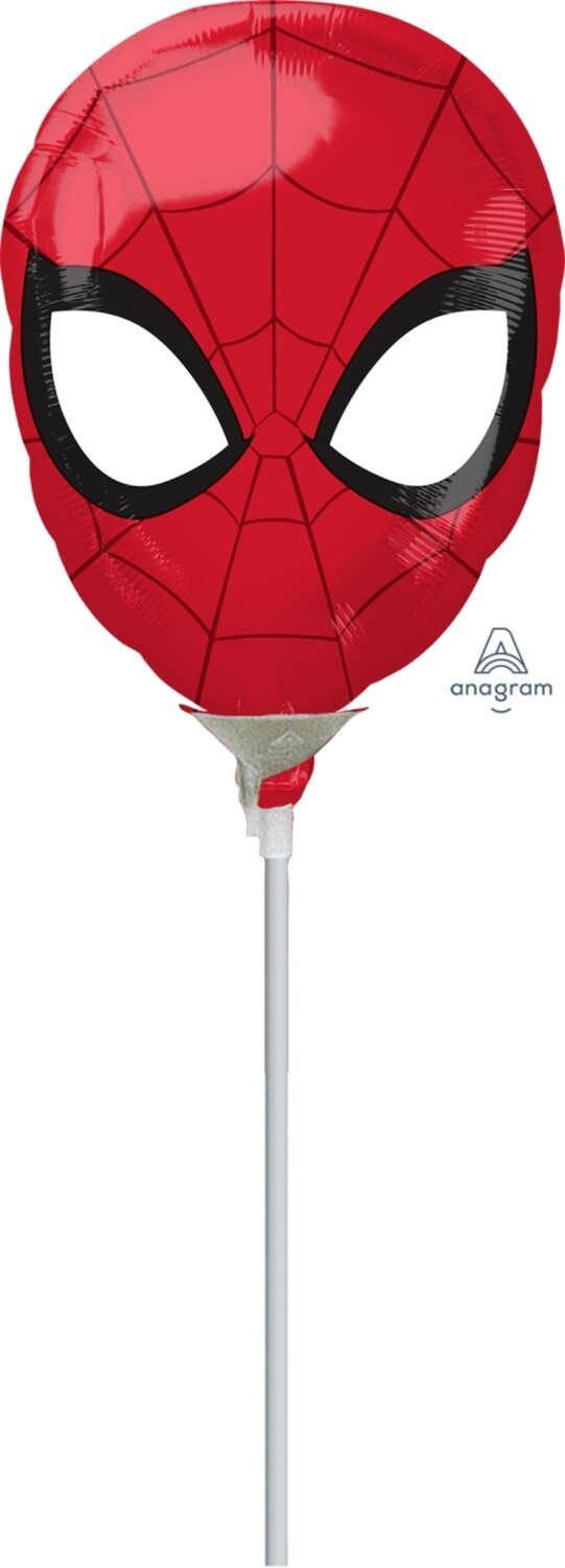 Globo Cara spiderman 14 pulgadas centro de mesa