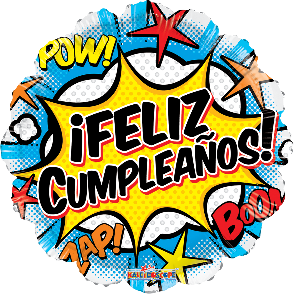 Globo Cumpleaños 18 pulgadas Helio