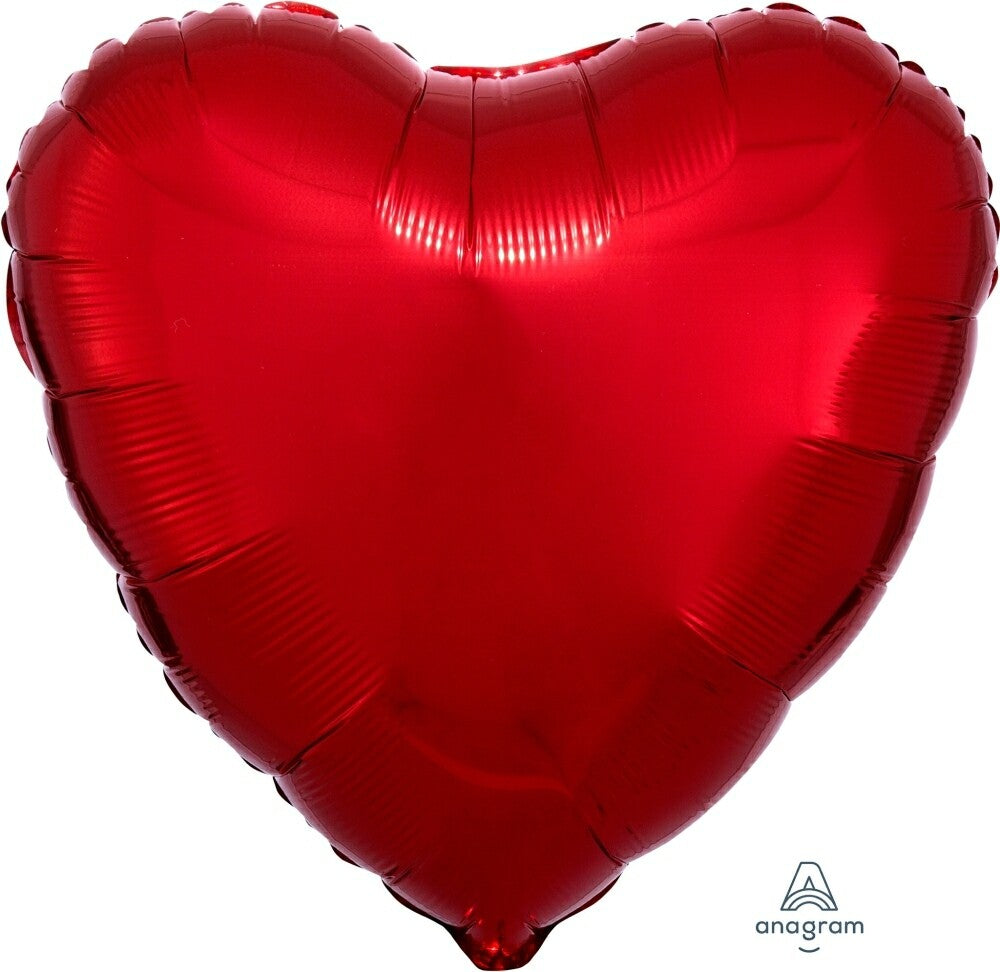 Plain Heart 36 inches helium