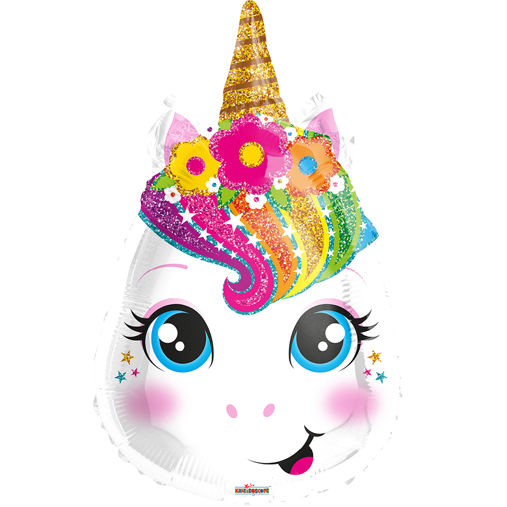 Globo Unicornio 22 pulgadas helio rainbow