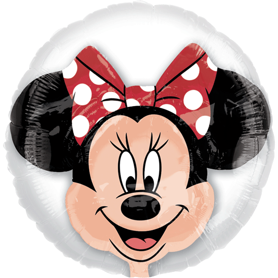 Globo Minnie Mouse Burbuja Doble Helio