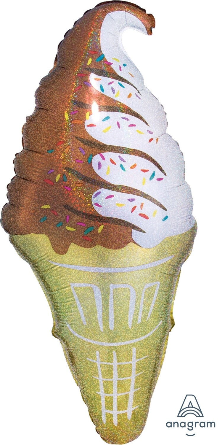 Globo Helado Cumpleaños Supershape Helio