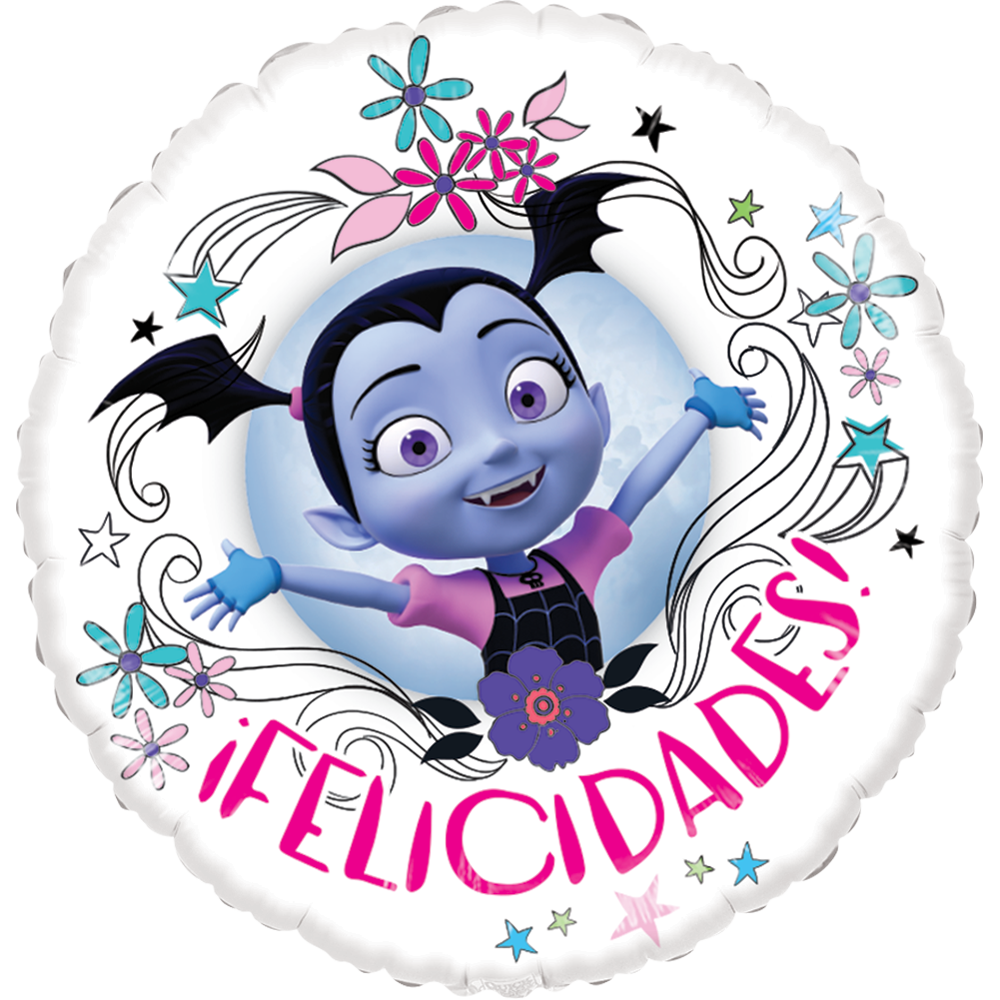 Globo Vampirina Felicidades 18 pulgadas Helio