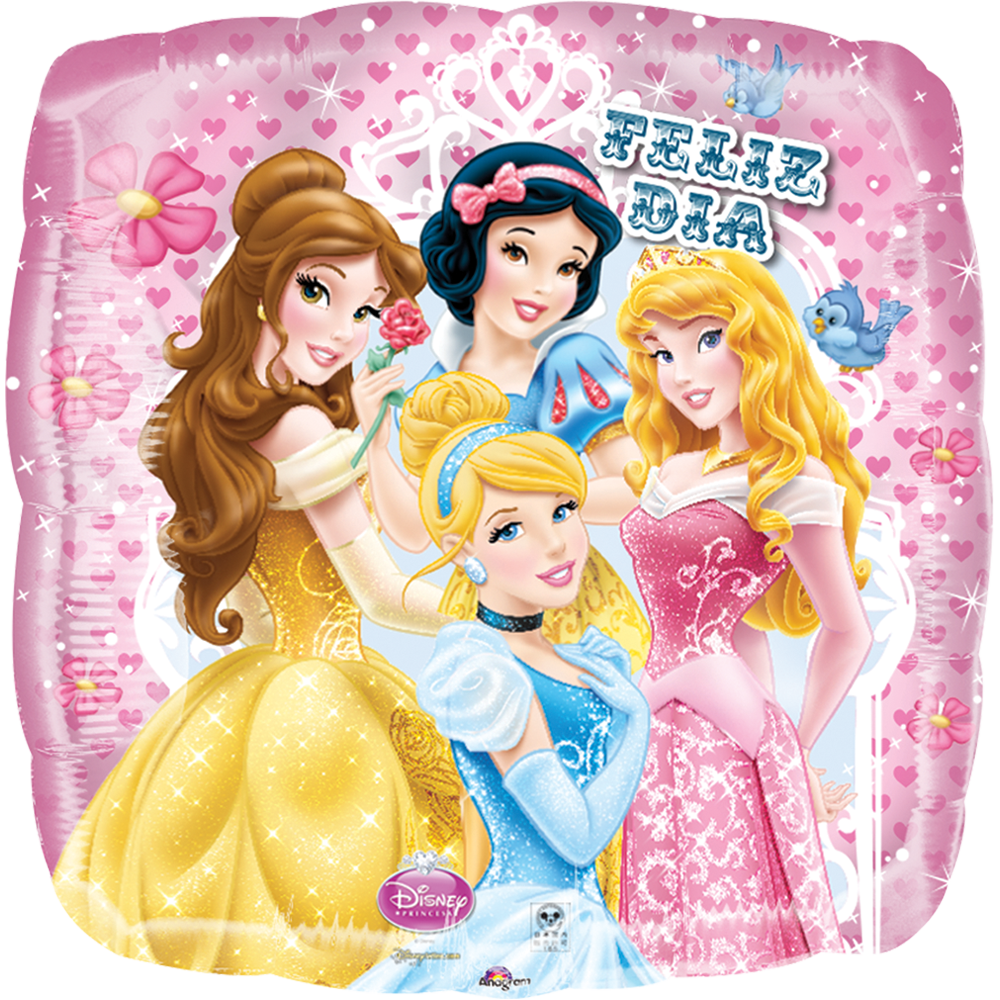 Globo Princesas 18 pulgadas para Helio