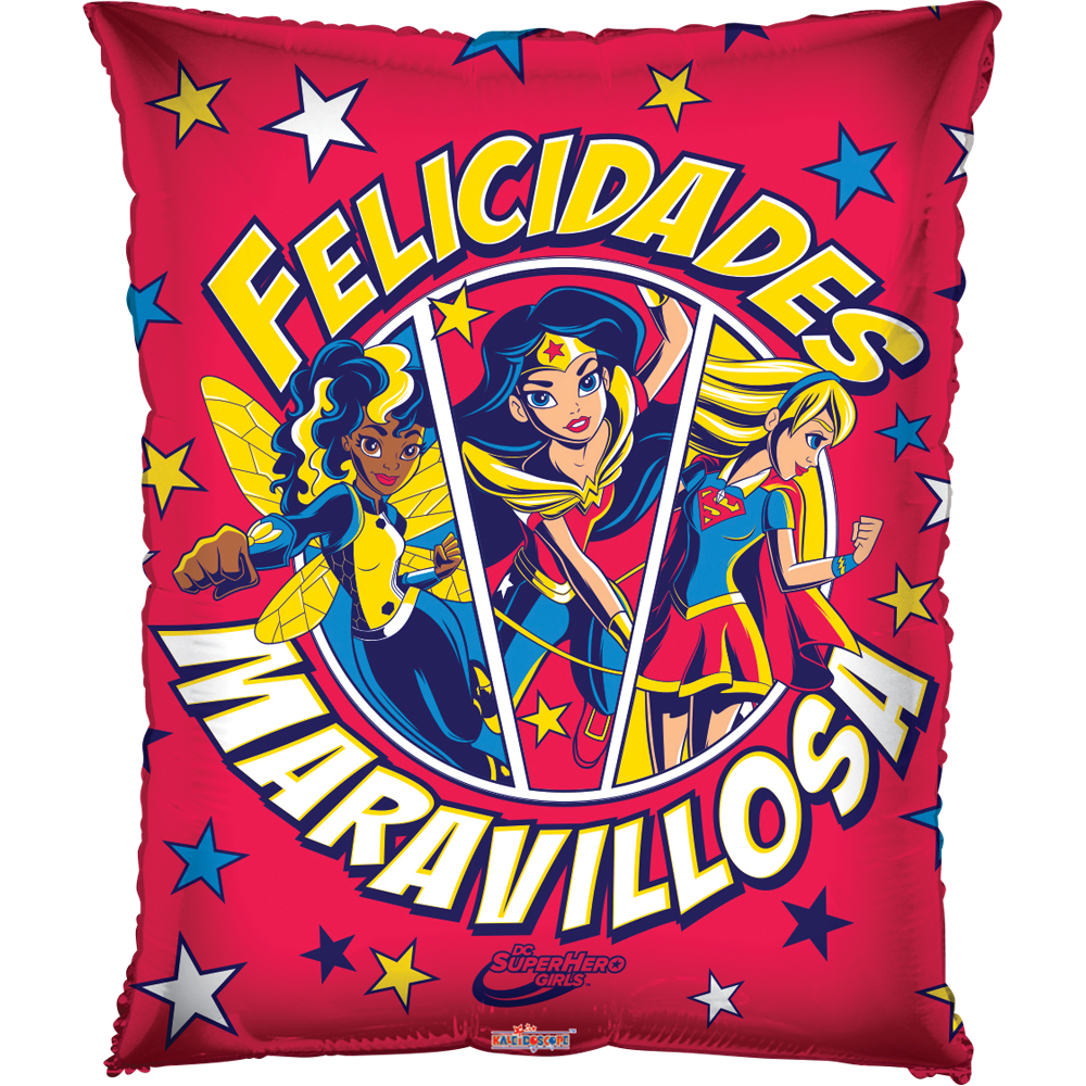 Globo Mujer Maravilla Maravillosa 22 pulgadas helio