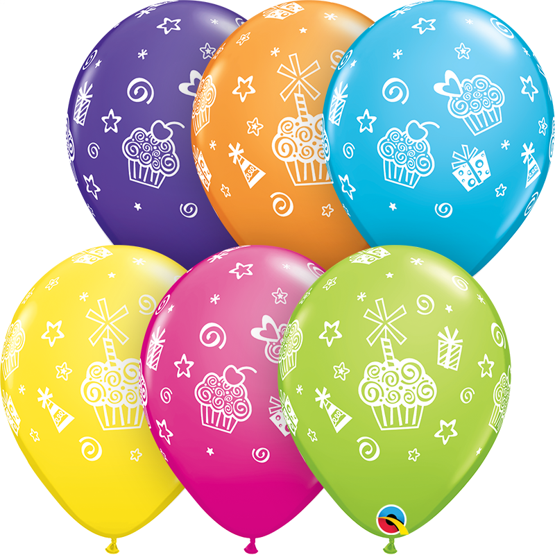 Qualatex Cupcake and Ice Cream Bag