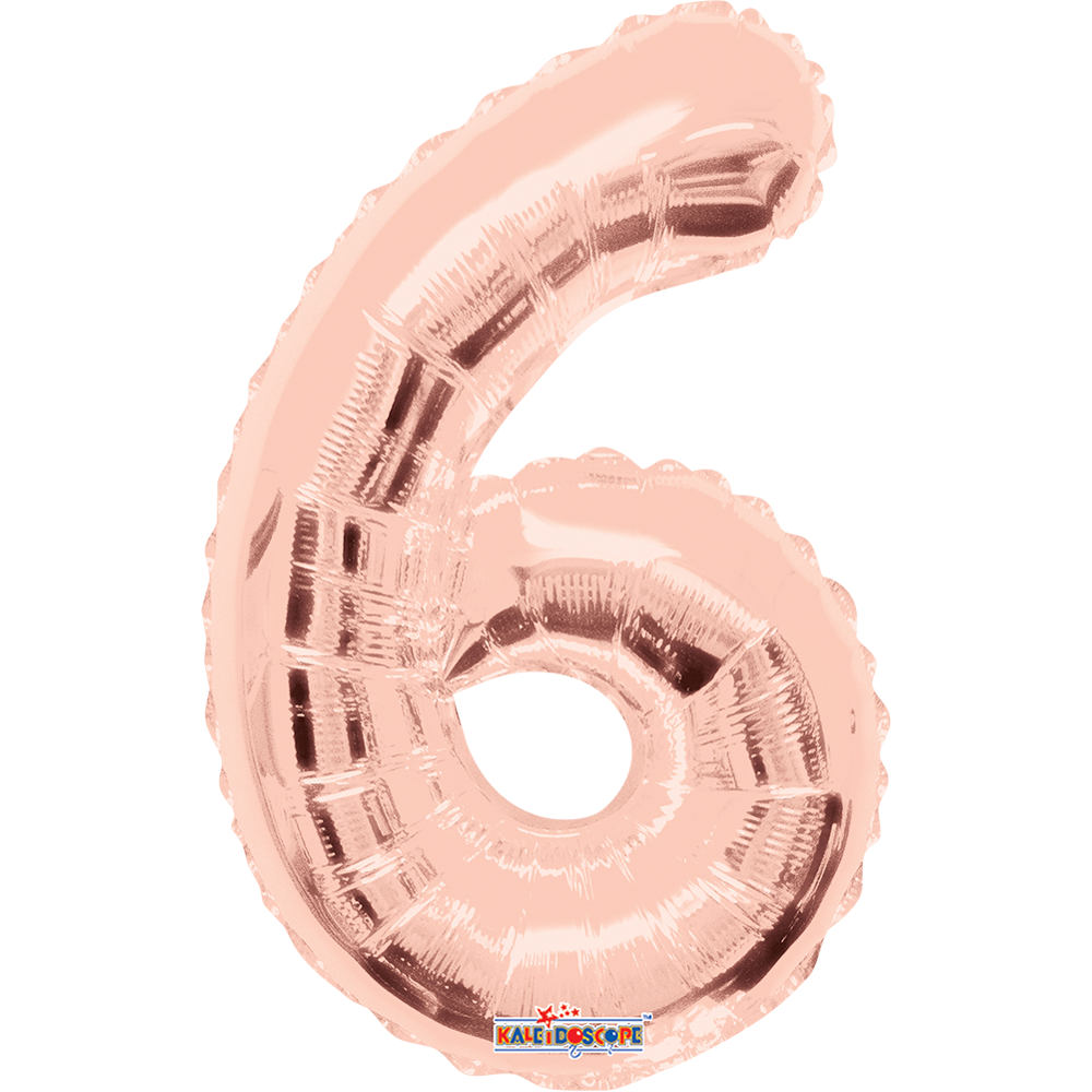 Globo Numeros 14 pulgadas Color Rosegold Anagram