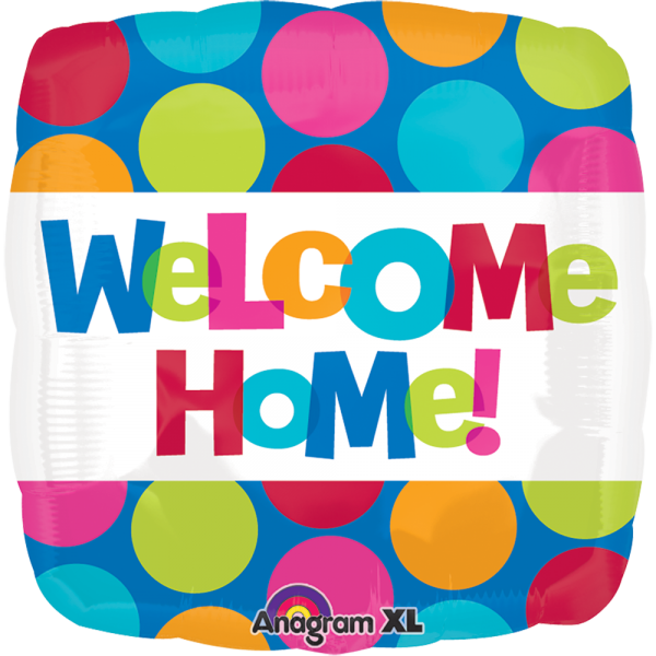 Globo Wellcome Home 18 pulgadas helio