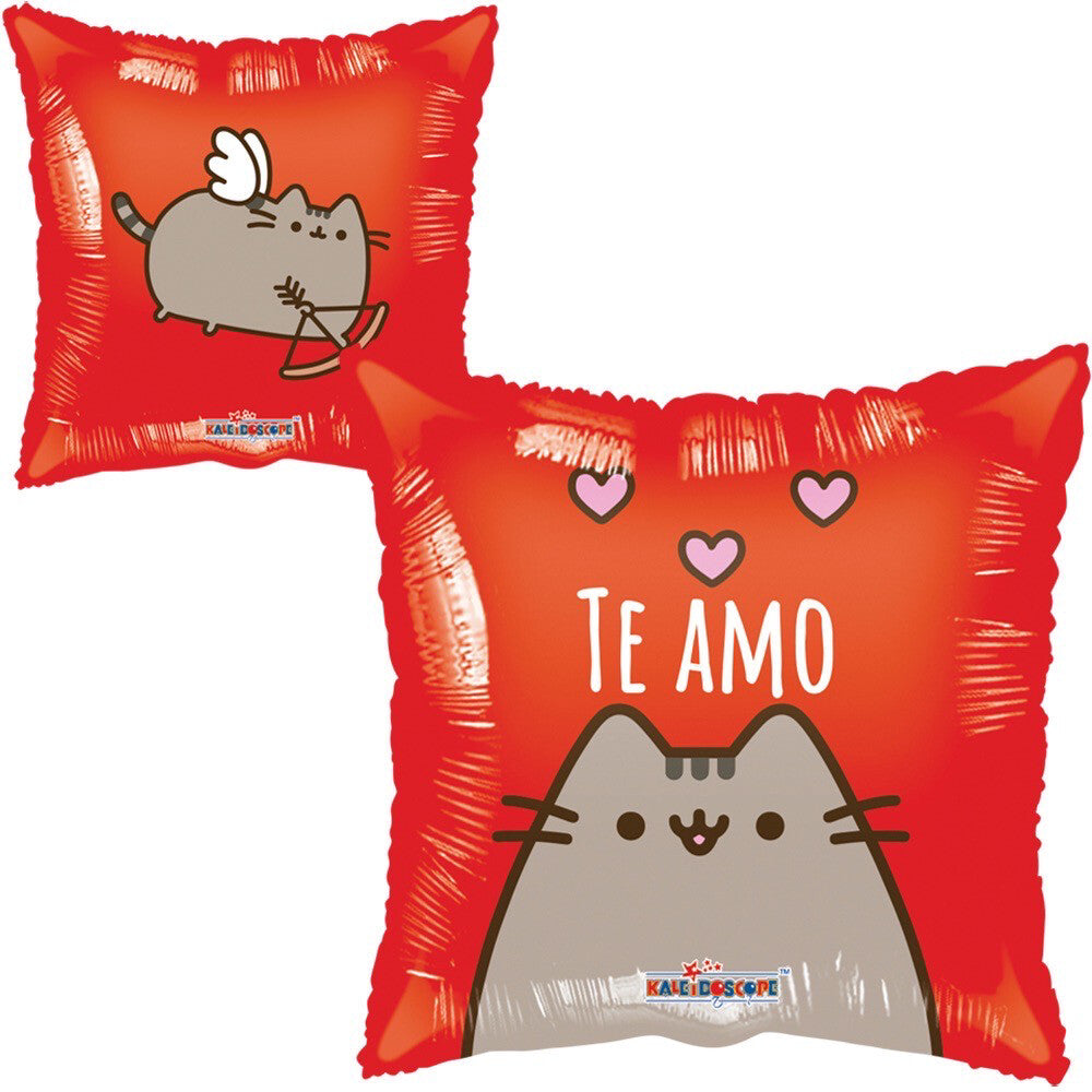 Globo Pusheen Te Amo Cupido 18 pulgadas Helio