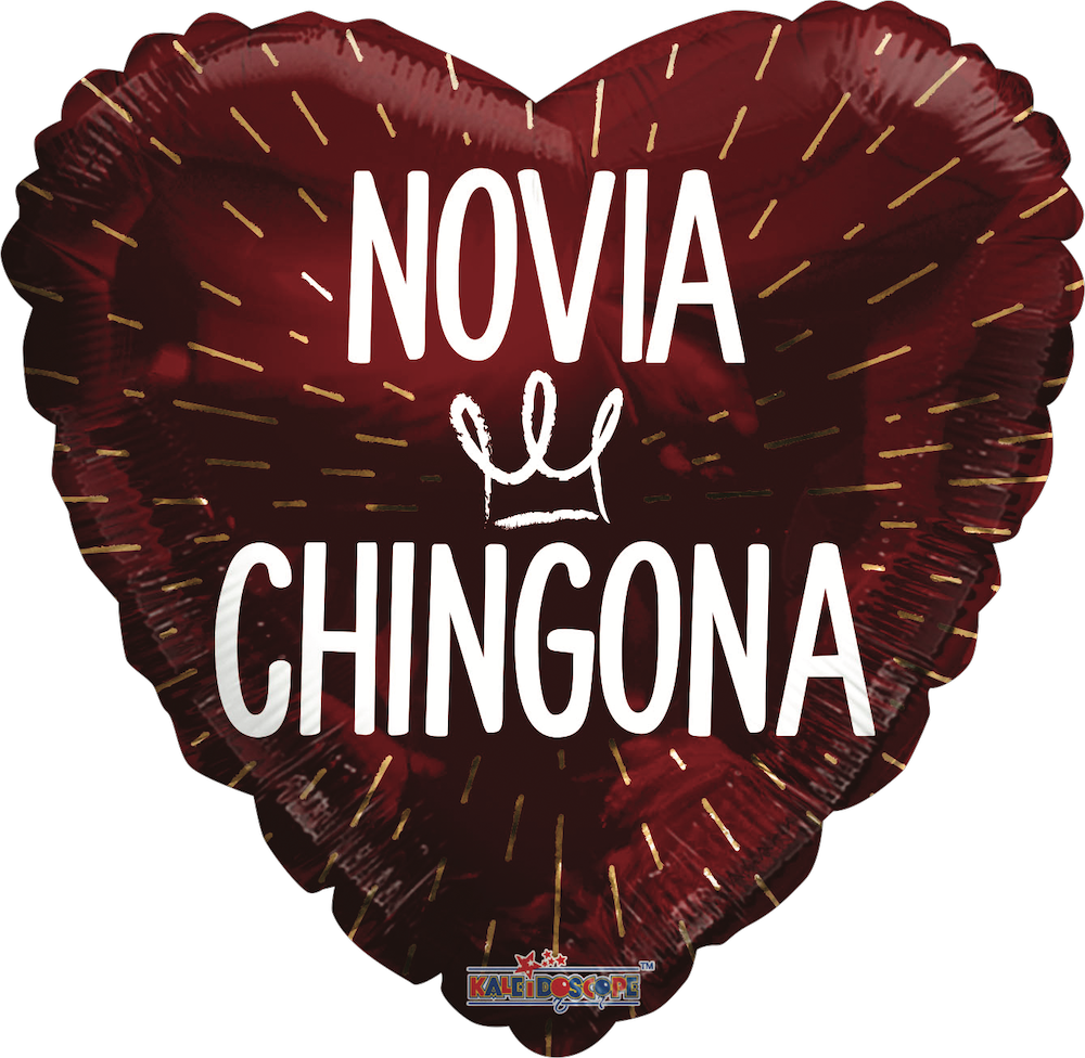 Globo Novia Chingona 18 pulgadas helio