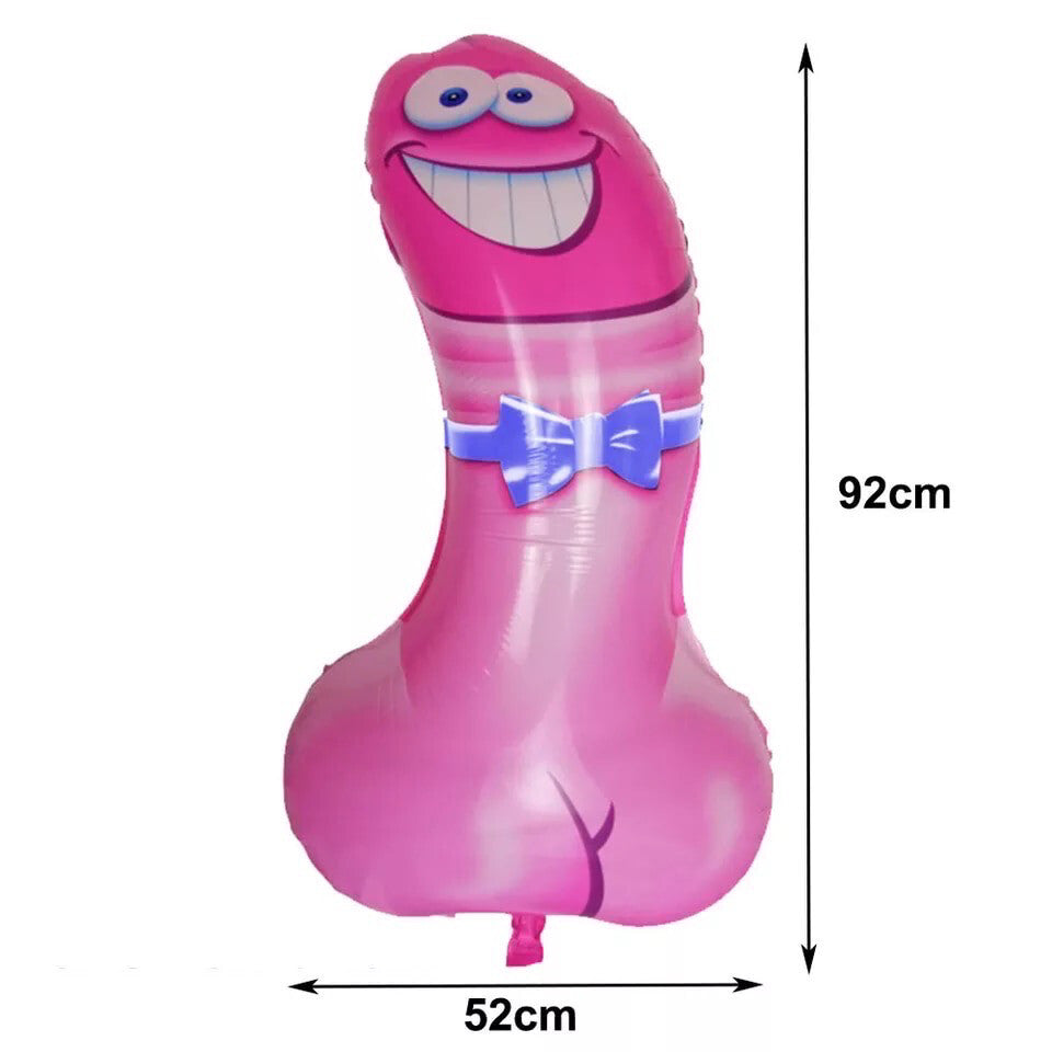 Pink helium bachelorette party balloon