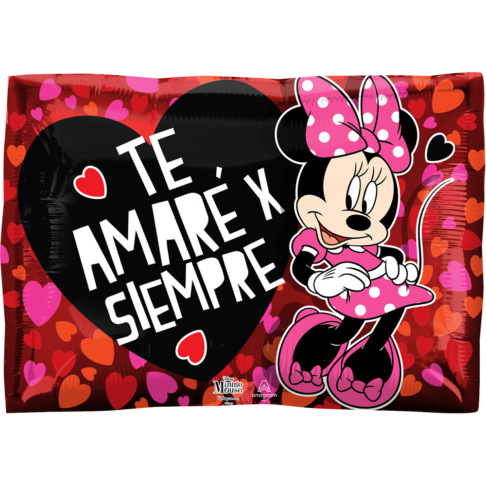 Minnie Te Amare Por Siempre 22 pulgadas helio