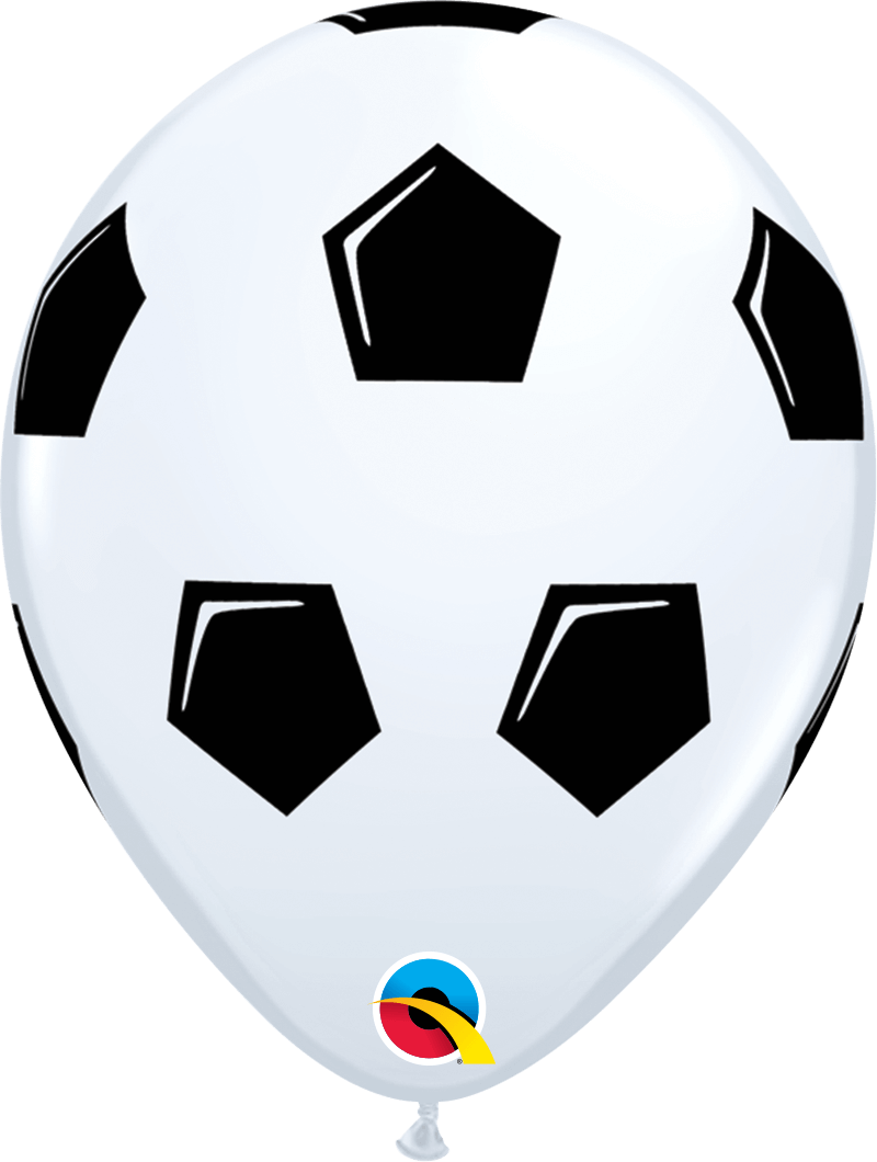Bolsa Latex Futbol Qualatex 50 pzas 12"