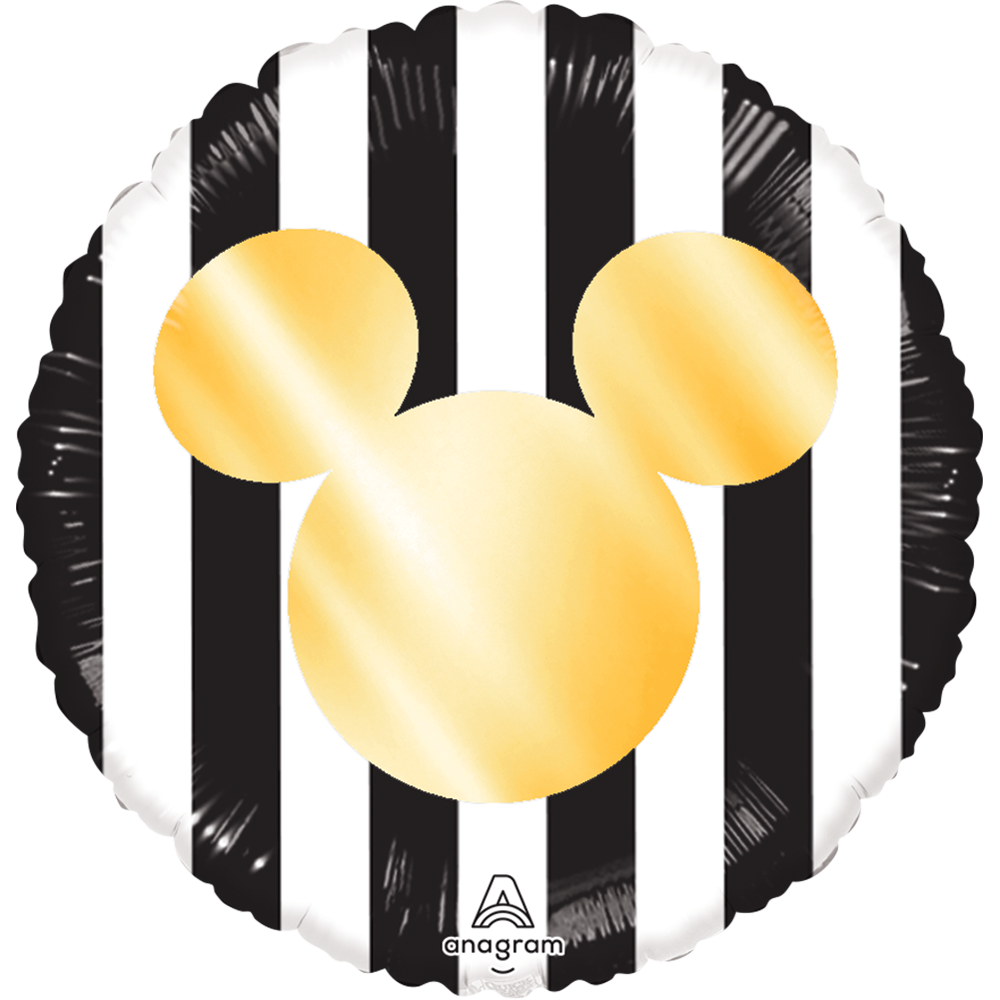 Globo Mickey Mouse stripes 9 pulgadas centro de mesa