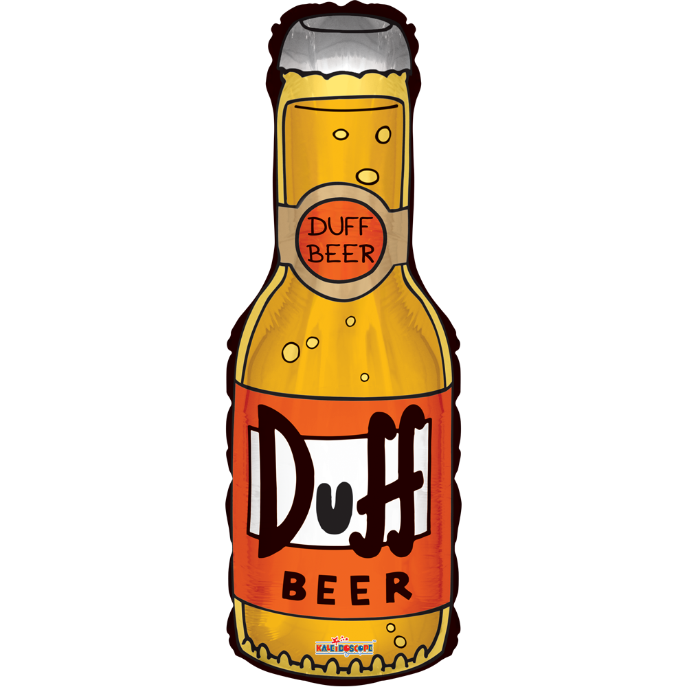 Globo Botella Duff 14 pulgadas Centro de Mesa