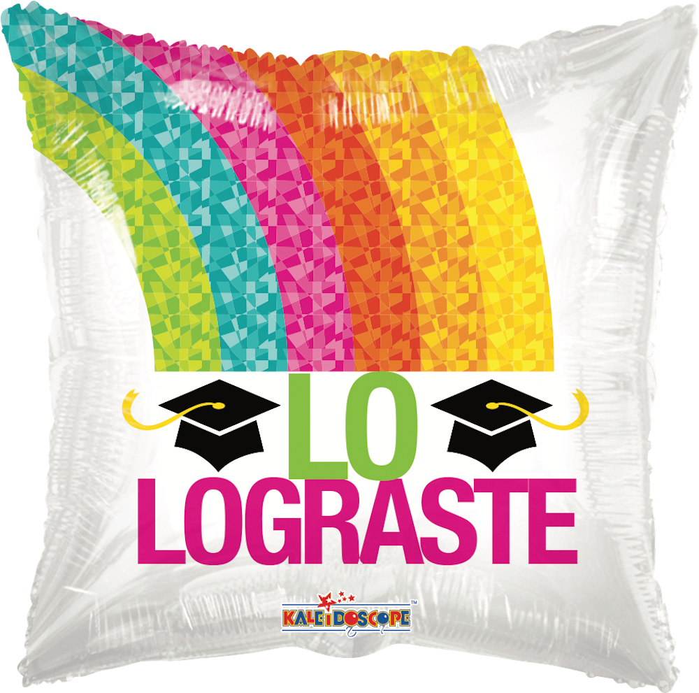 Lo Lograste Arcoiris 18 pulgadas helio