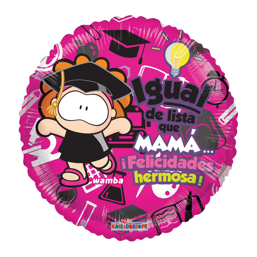 Globo Igual de lista que mama 18 pulgadas