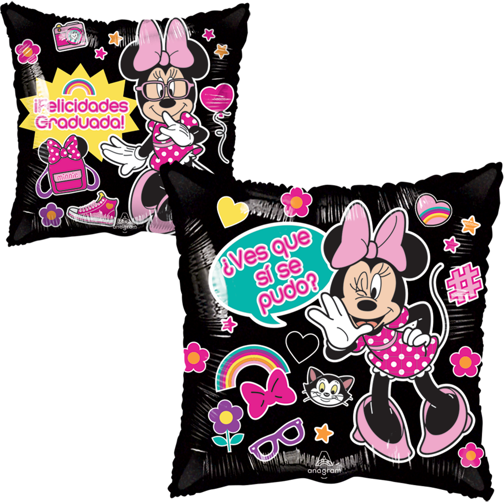 Felicidades Graduada minnie 18 pulgadas