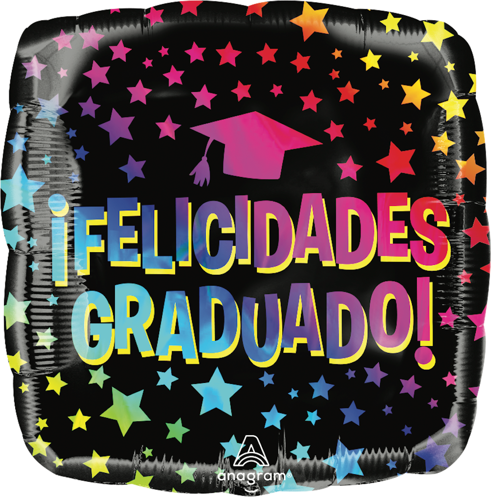 Felicidades Graduado 9 pulgadas centro de mesa