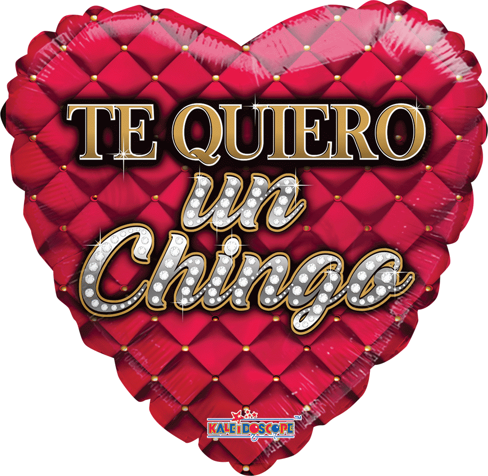 Globo Amor Te quiero un chingo 18 pulgadas Helio