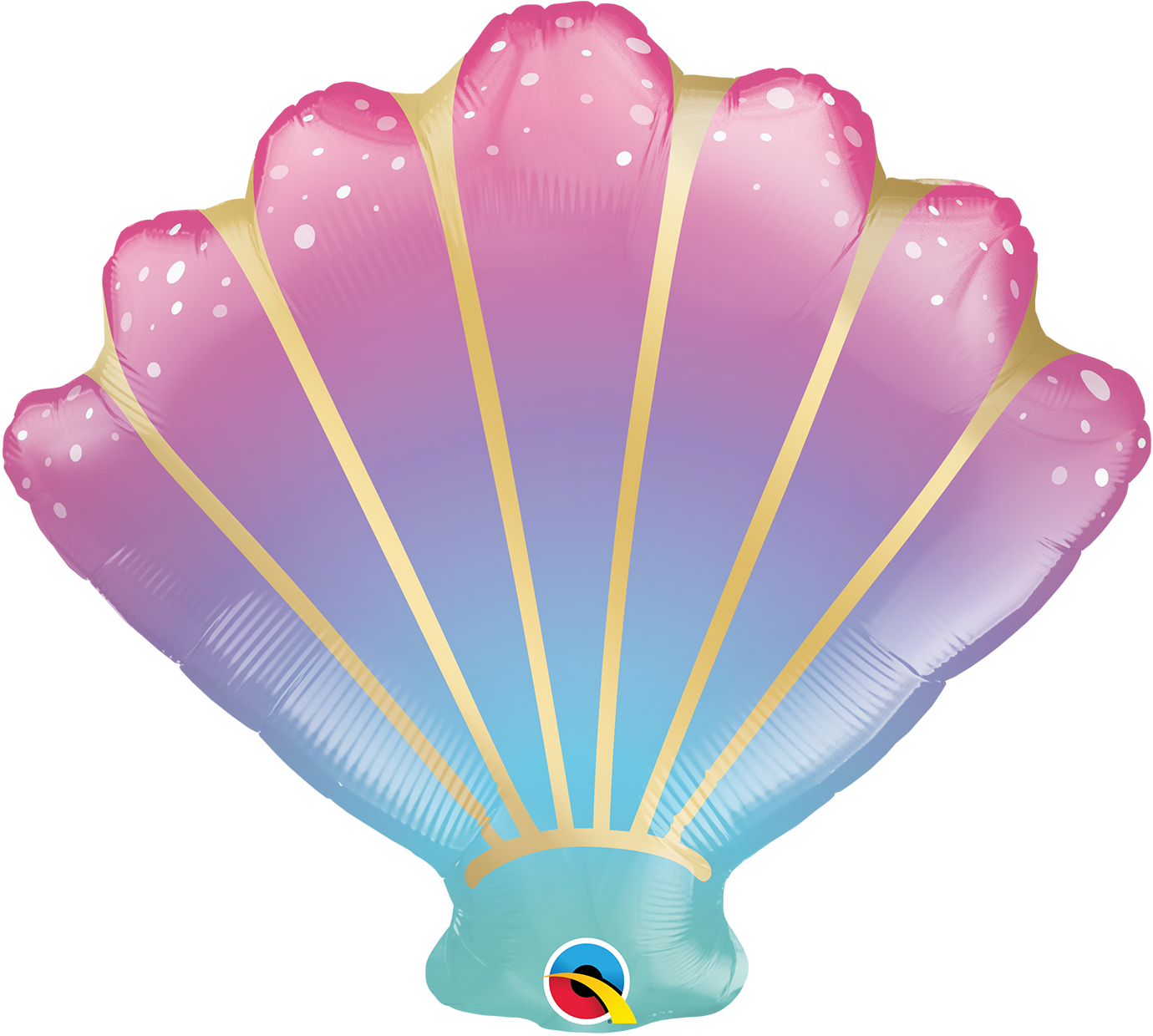 Globo Ostra Pastel Qualatex Supershape Helio