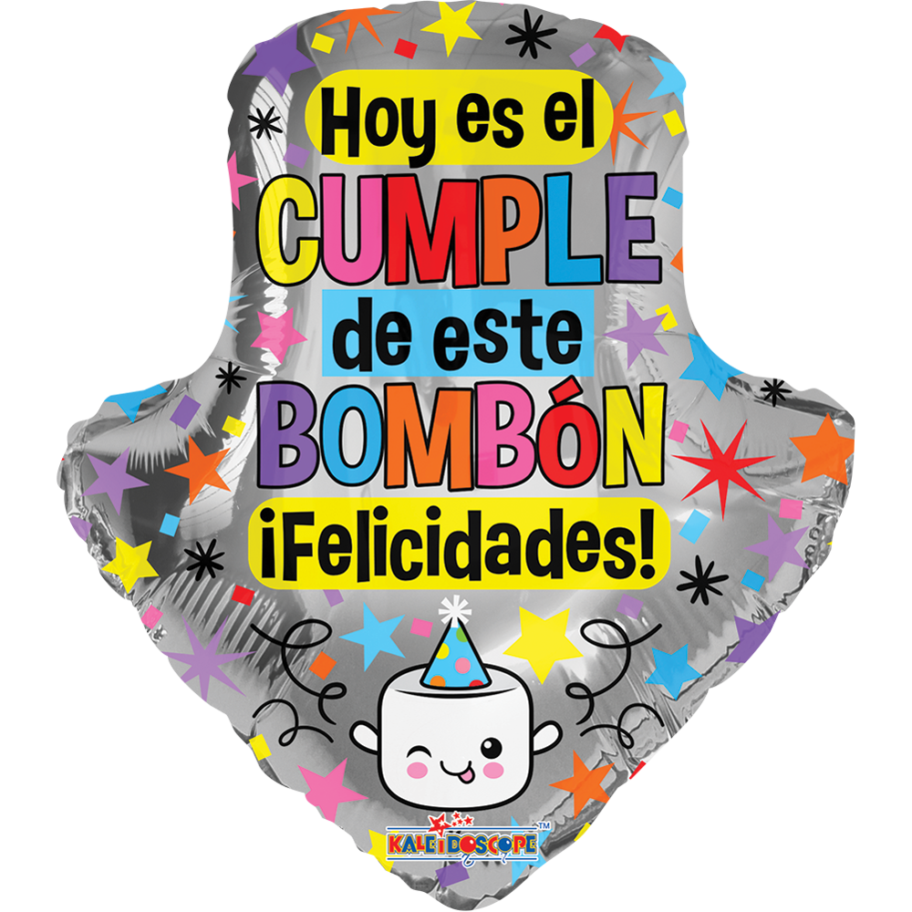 Globo hoy es cumple de este bombon 22 pulgadas helio
