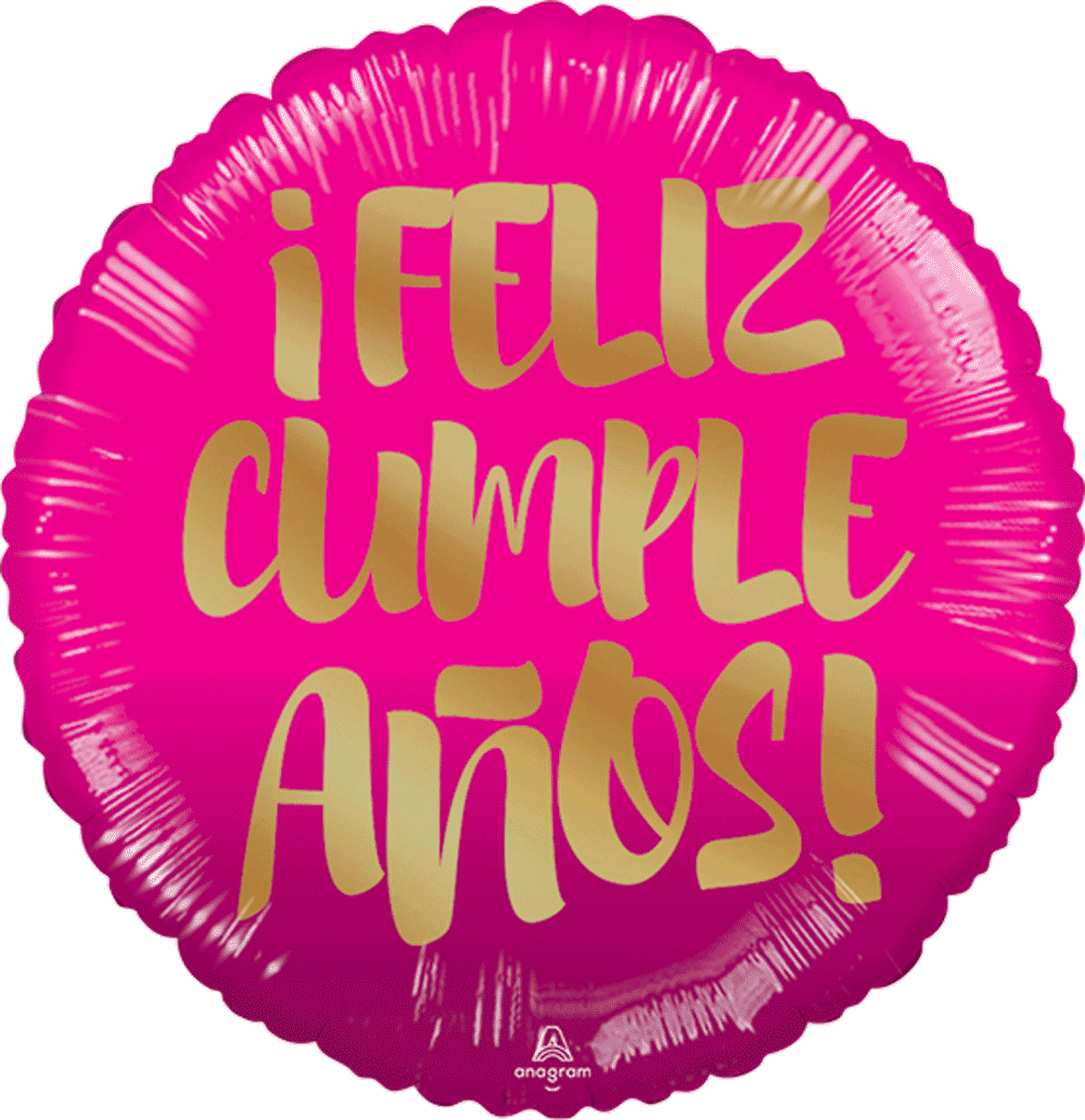 Globo Letras Cumple Supershape Helio 26"