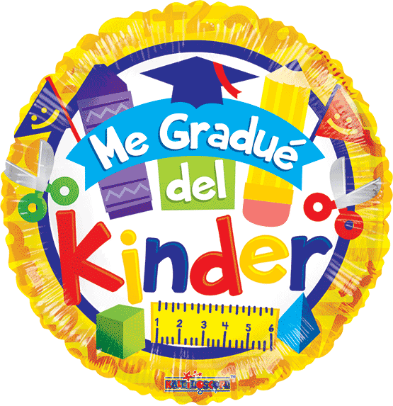 Me Gradue del Kinder 18 pulgadas Helio