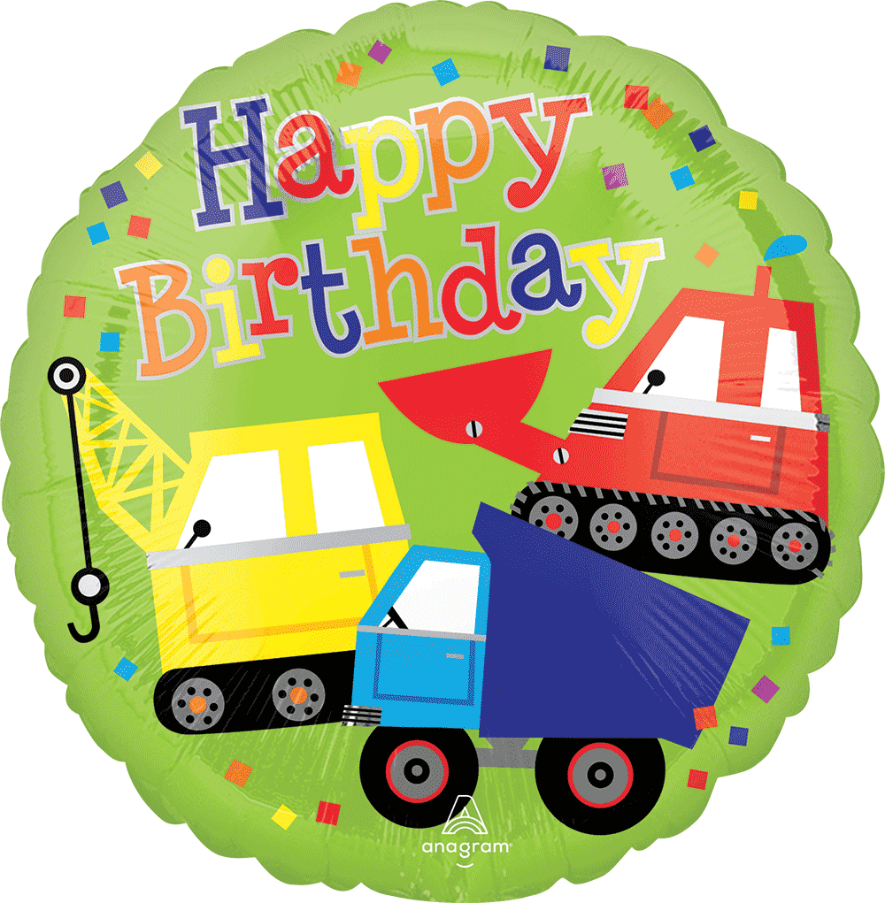 Globo Happy Birthday 18 pulgadas helio
