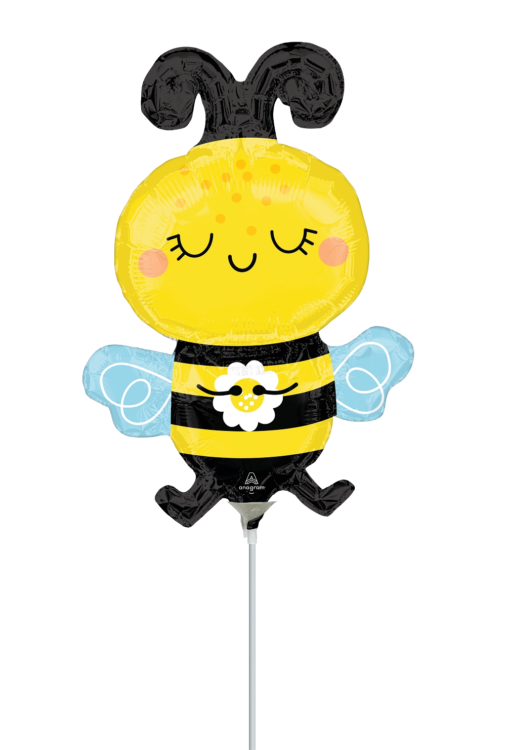 Globo Abeja Happy Bee Minishape porta globo