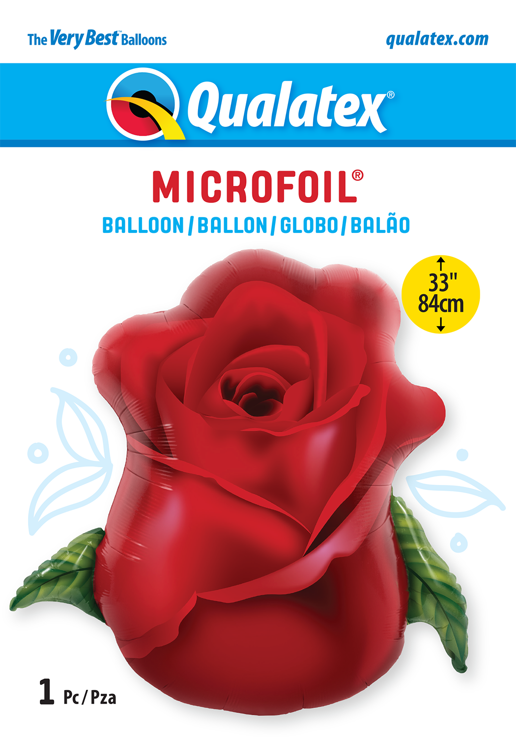 Globo Rosa Qualatex Supershape Helio