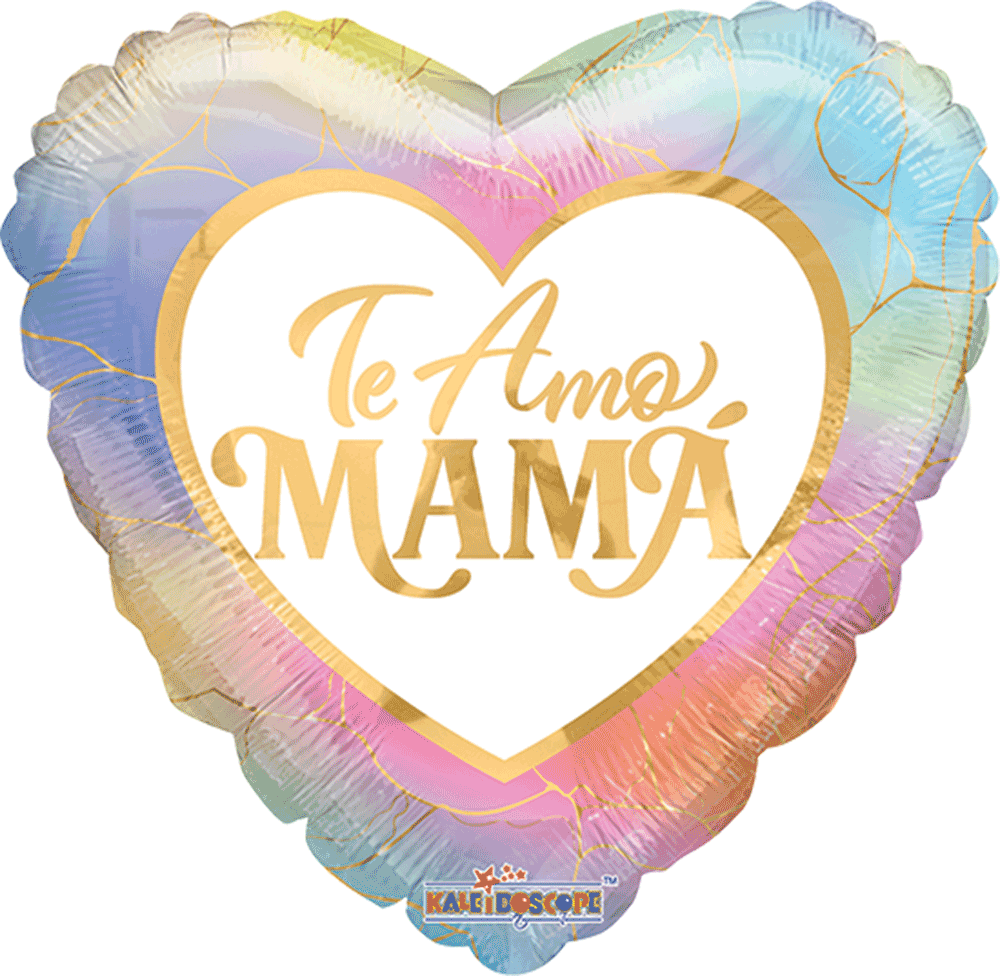 Globo Te Amo Mamá Iris 18 pulgadas