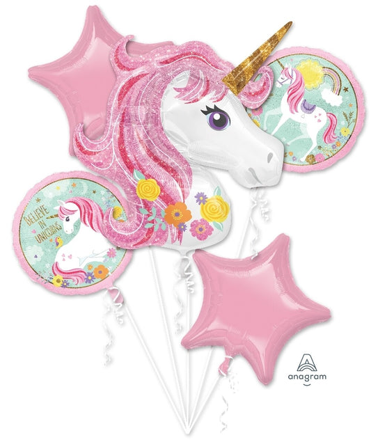 Kit de globos Unicornio 5 pzas