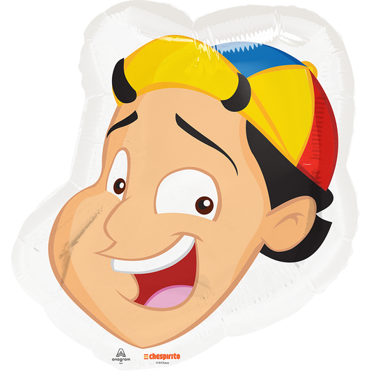 Globo Cara Kiko chavo del 8 tamaño 22 pulgadas helio