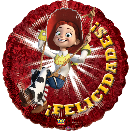 Globo Jessy Toy Story 18 pulgadas rojo
