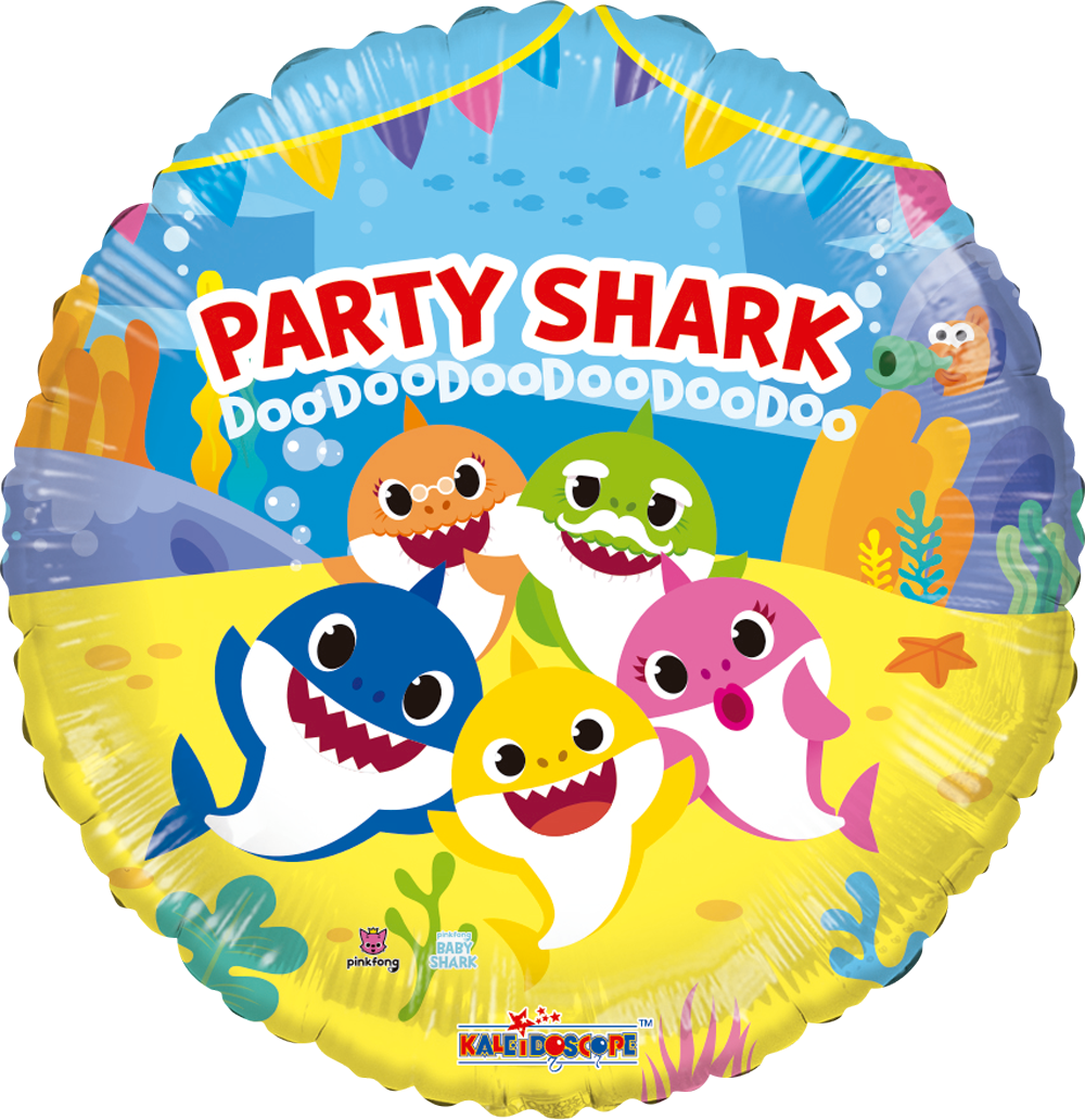 Globo Baby Shark 18 pulgadas helio