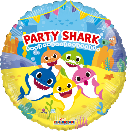 Globo Baby Shark 18 pulgadas helio