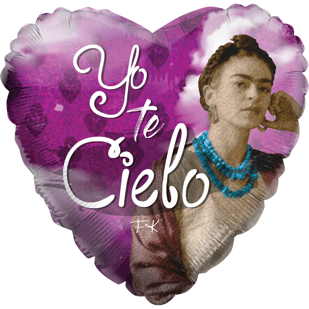 Globo Frida Kahlo Corazon 18 Pulgadas yo te cielo