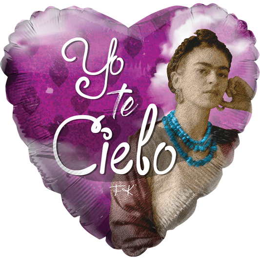 Globo Frida Kahlo Corazon 18 Pulgadas yo te cielo