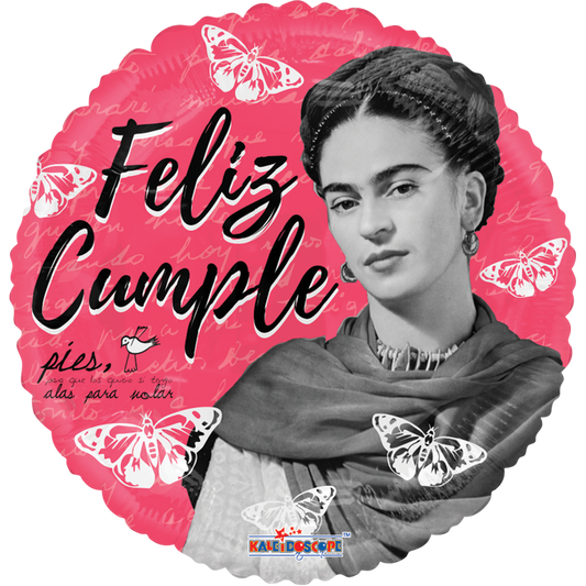 Globo Frida Kahlo 18 Pulgadas Rosa