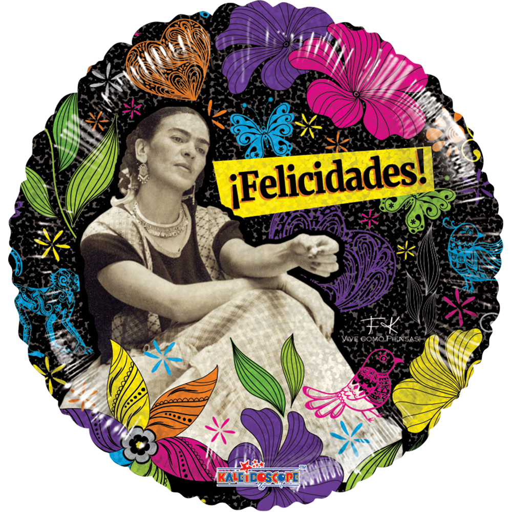 Globo Frida Kahlo 18 Pulgadas Felicidades
