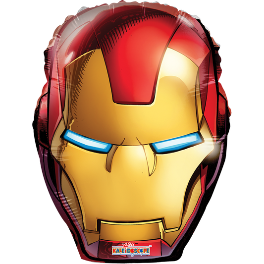 Globo Cara de Iron Man 9 Pulgadas Centro de Mesa
