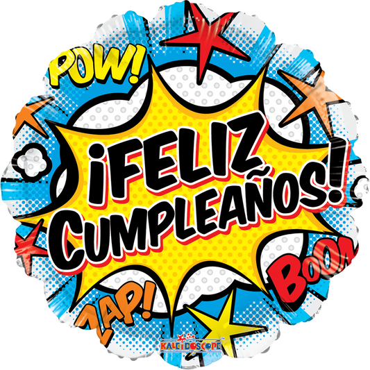 Globo Cumpleaños 18 pulgadas Helio