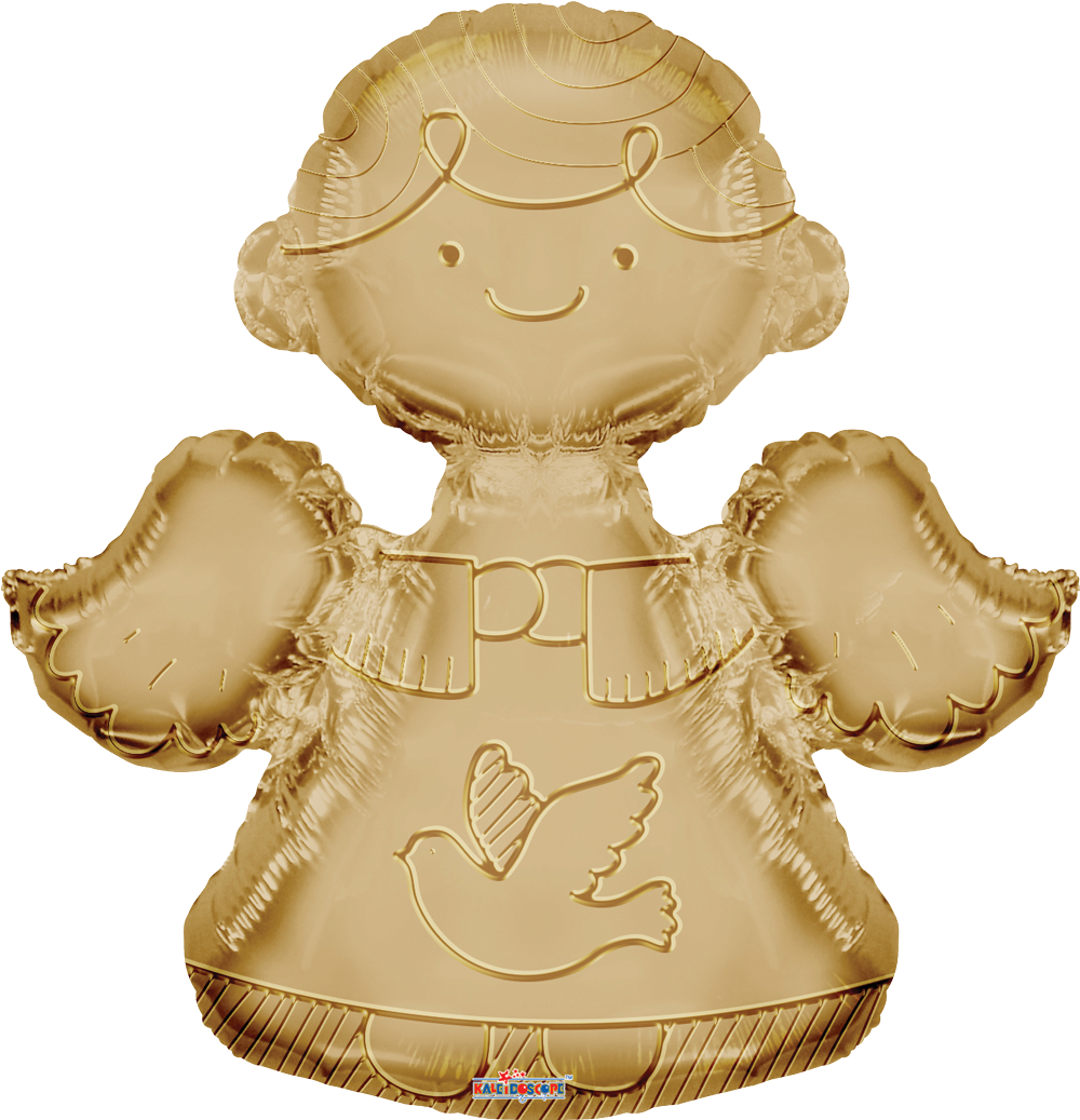 Angel Bautizo Minishape Gold 14 pulgadas